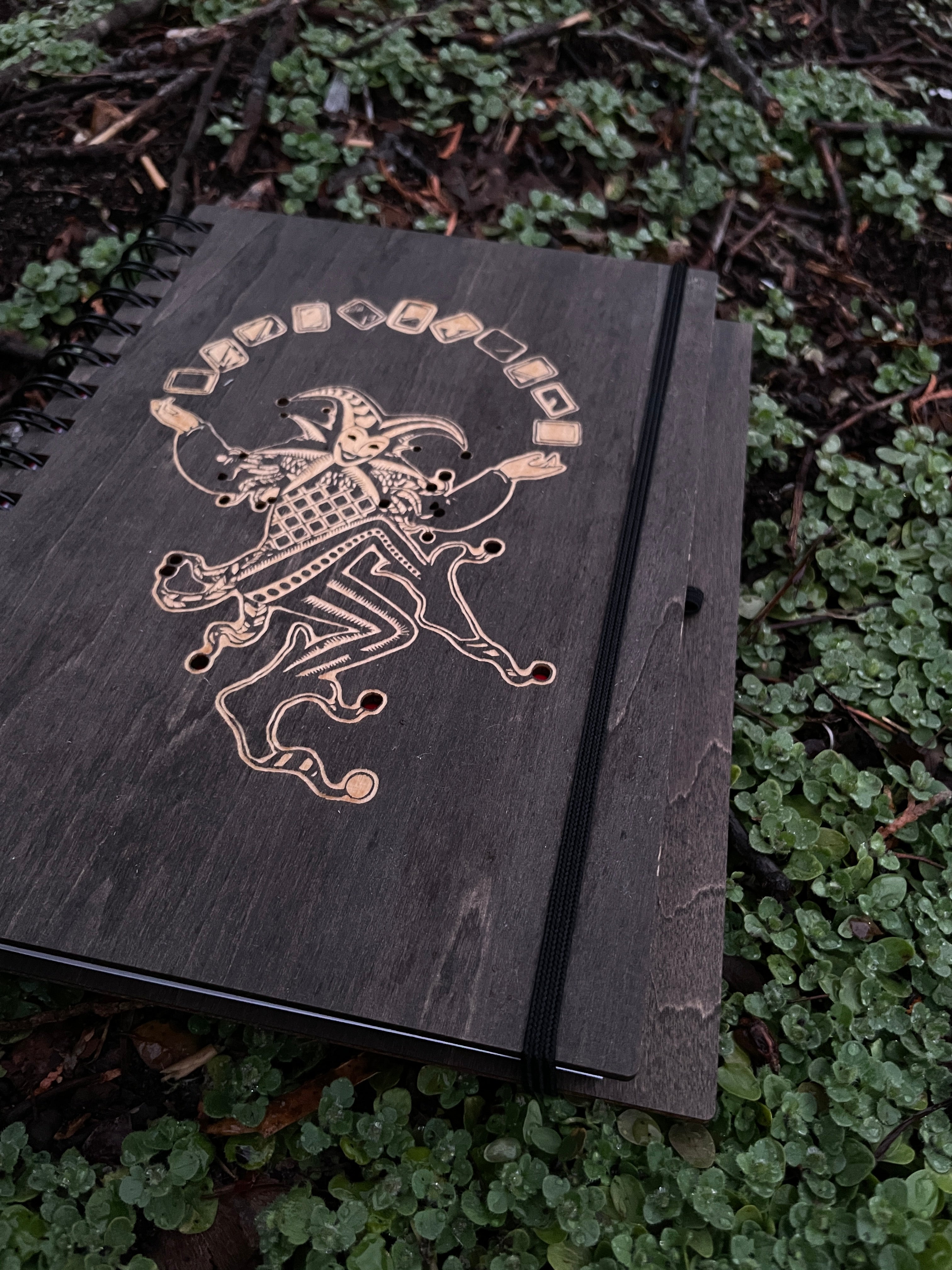 Jester Wooden Hardcover Sketchbook